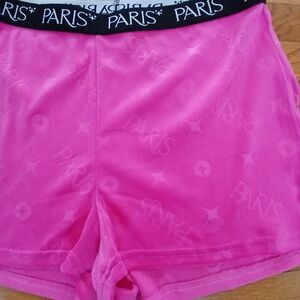 Paris Hilton Bright Pink Pajama Shorts